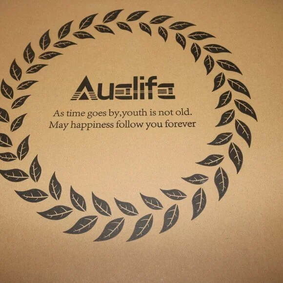 Artificial Eucalyptus wreath 14 inches wide new open box W/LED bluetooth lights - Picture 5 of 7